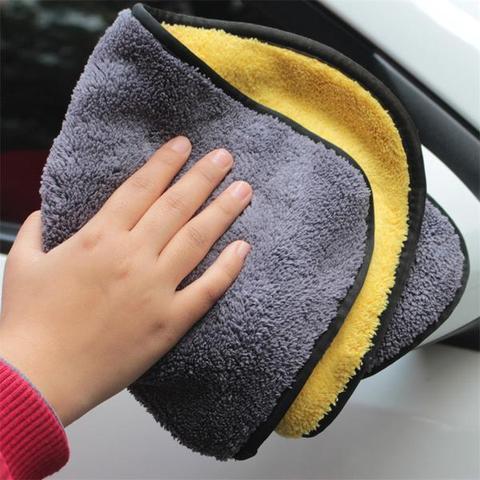 Two-color Couble-sided Car Dual-use Cleaning Car Wash Towel 10 Pcs