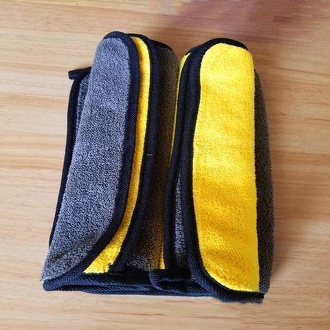 Two-color Couble-sided Car Dual-use Cleaning Car Wash Towel 10 Pcs