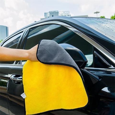 Two-color Couble-sided Car Dual-use Cleaning Car Wash Towel 10 Pcs