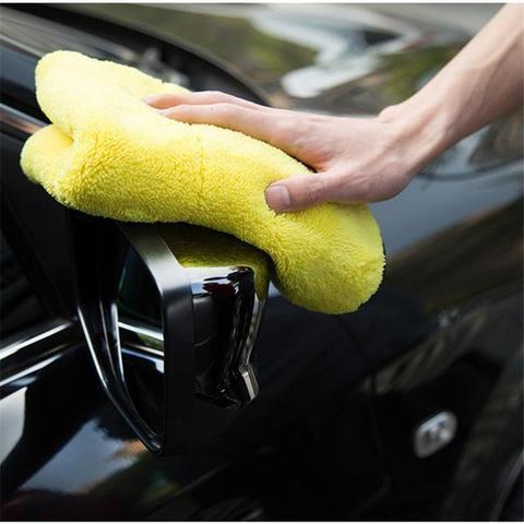 Two-color Couble-sided Car Dual-use Cleaning Car Wash Towel 10 Pcs