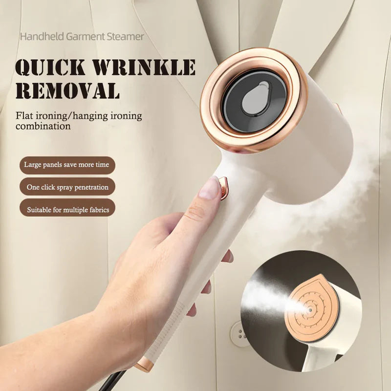 Portable Mini Garment Steamer – Wrinkle-Free Clothes Anywhere!