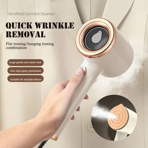 Portable Mini Garment Steamer – Wrinkle-Free Clothes Anywhere!